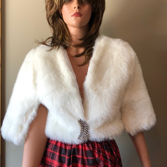 Jackets & Blazers - Vintage faux fur